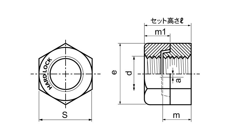 Ｕナット（薄形Uナット(ウスガタ  M16(H=12 標準(または鉄) クロメート - 2